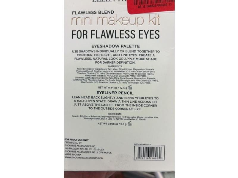 Ellen Tracy Flawless Blend Mini Makeup Kit,