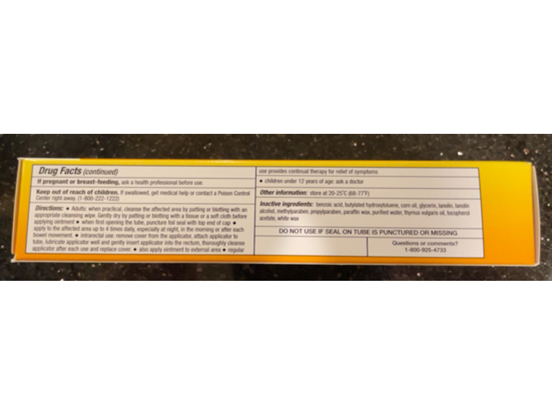 Walgreens Hemorrhoidal Pain Relief Ointment, 2 oz/57 g