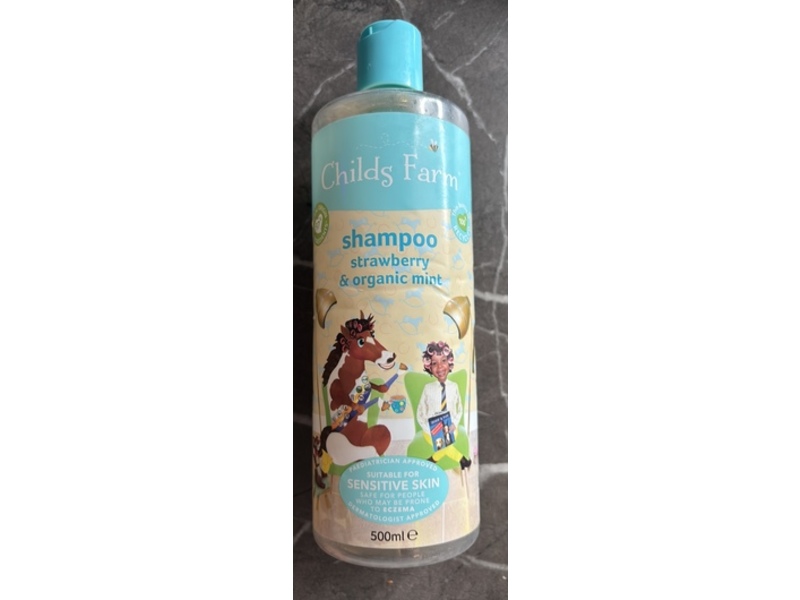 Childs Farm Shampoo, Strawberry & Organic Mint, 500 mL