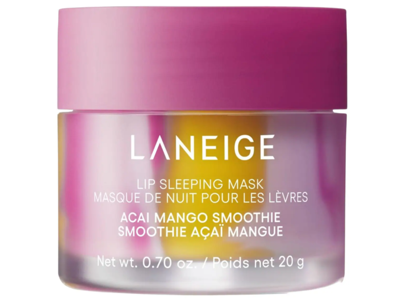 Laneige Lip Sleeping Mask, Acai Mango Smoothie, 0.70 oz/20 g