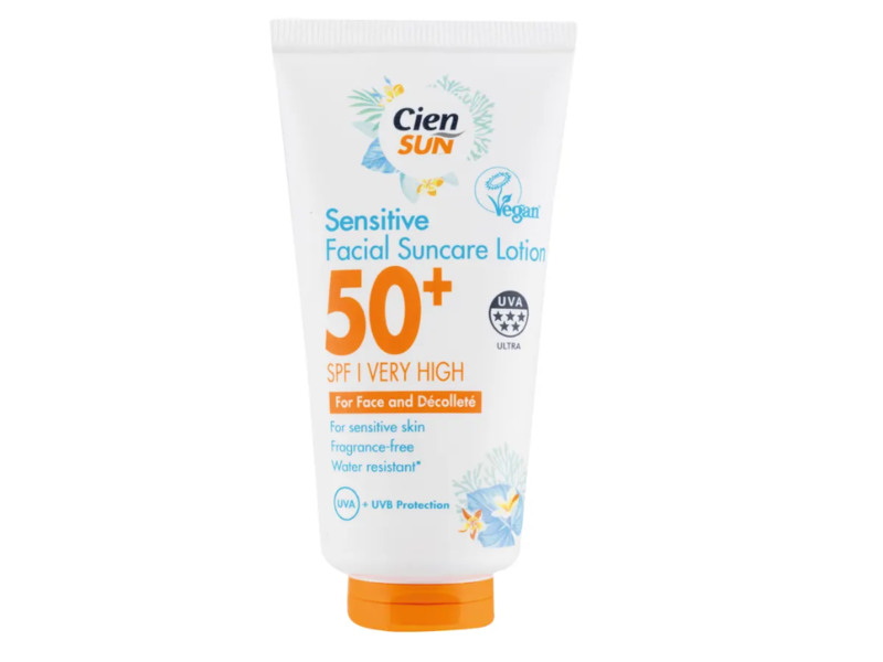 Cien Sun Sensitive Facial Suncare Lotion, SPF 50 +, 50 mL