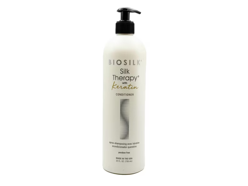 Biosilk Silk Therapy Conditioner, Keratin, 25 fl oz/739 mL