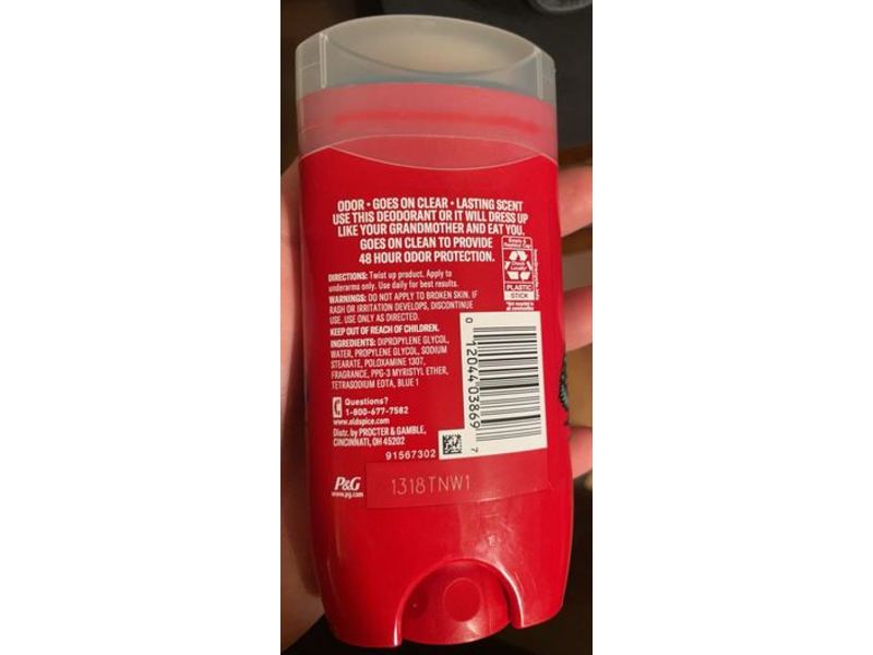 Old Spice Wolfthorn Deodorant, 3.0 oz/85 g