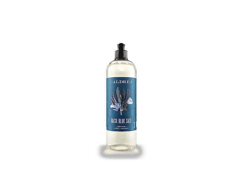 Caldrea Dish Soap, Basil Blue Sage, 16 fl oz/473 mL