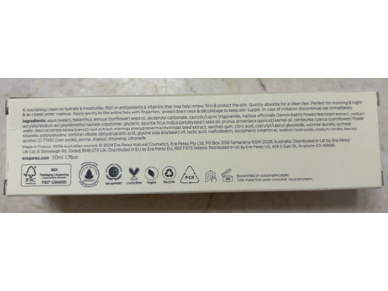 Ere Perez Moringa All Beauty Cream, 1.76 fl oz/50 mL