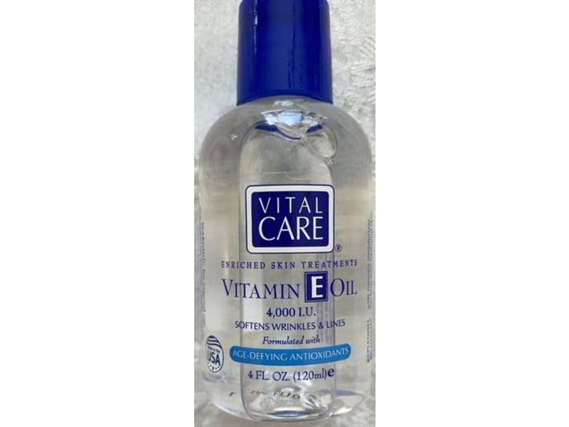 Vital Care Vitamin E Oil, 4000 I.U, 4 fl oz,120 mL, Pack of 3