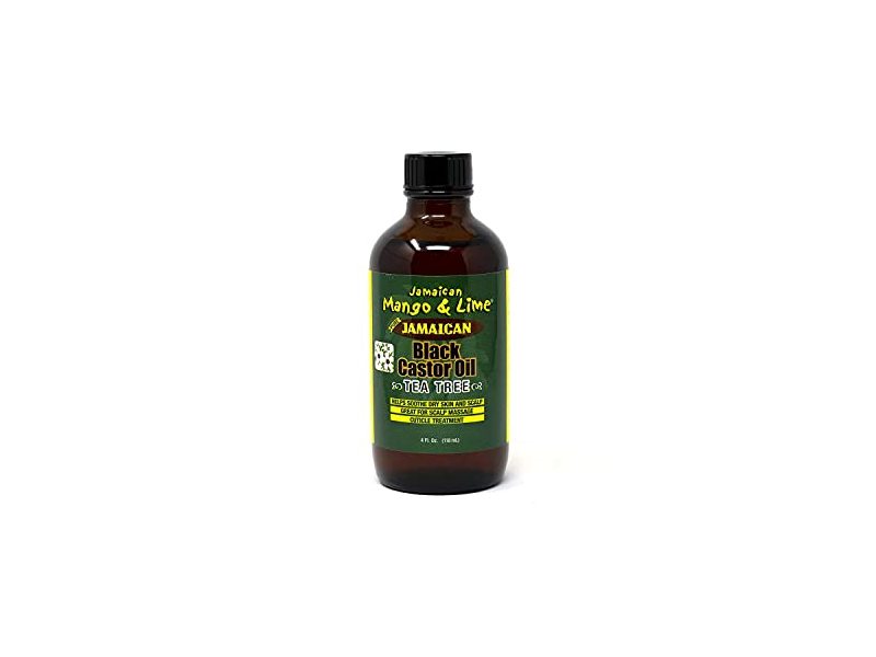 Jamaican Mango & Lime Black Castor Oil, Tea Tree Oil, 4 fl oz/118 mL