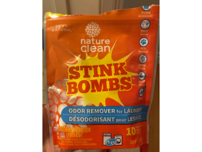 Nature Clean Odor Remover Stink Bombs, 10 Loads, 180 g