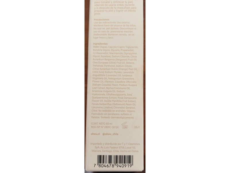 OKWU Essential Beauty Mist 5 In 1, 80 mL