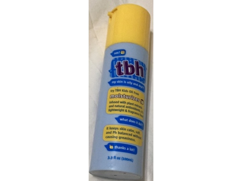 tbh Kids Oil Free Moisturizer, 3.3 fl oz/100 mL