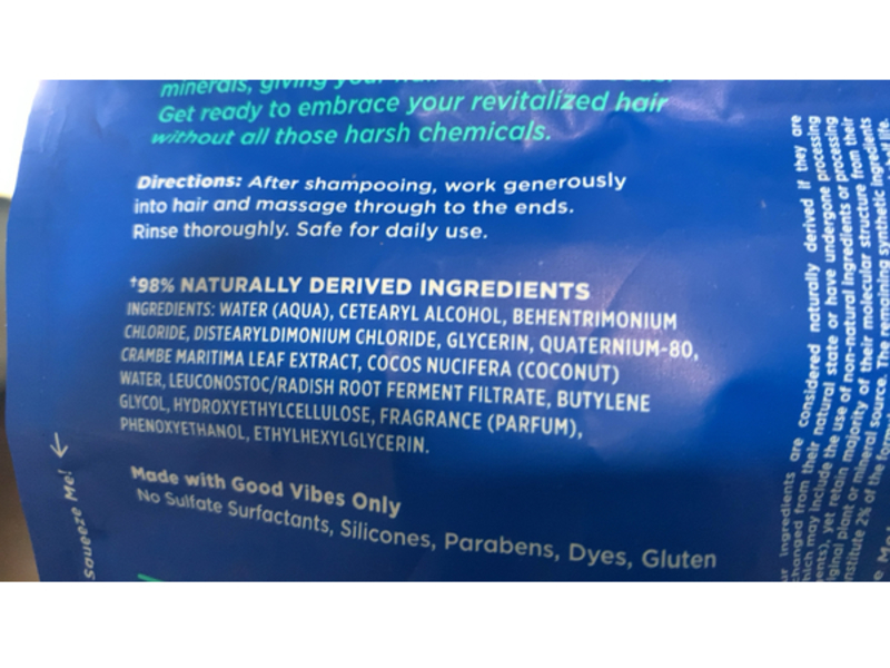 Not Your Mother's Weightless Hydration Conditioner, Blue Sea Kale & Pure Coconut Water, 13 fl oz/385 mL