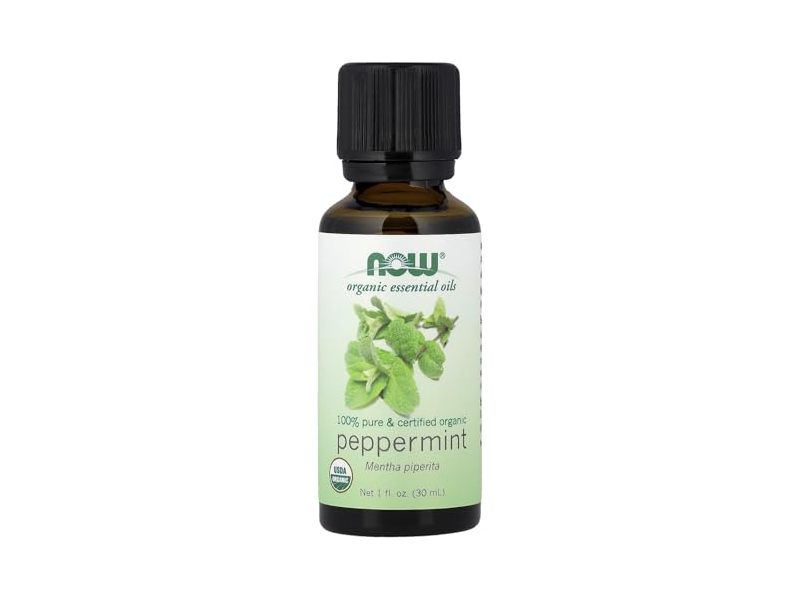 Now Organic Essential Oils, Peppermint, 1 fl oz/30 mL