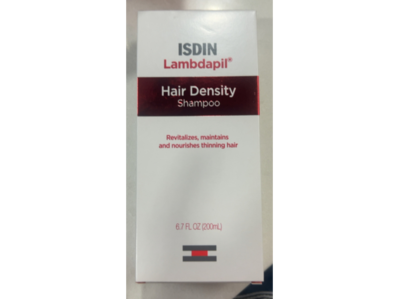 Isdin Lambdapil Hair Density Shampoo, 6.7 fl oz/200 mL