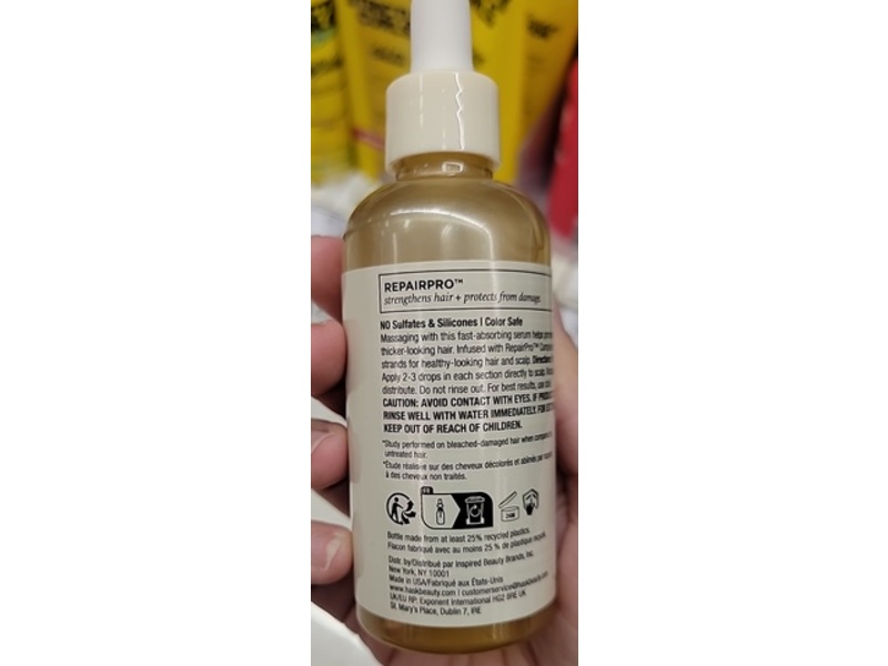 Hask Repair Series Strength & Length Boosting Scalp & Hair Serum, Rosemary & Tea Tree Oils + Biotin, 3.3 fl oz/100 mL