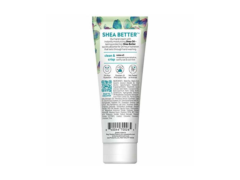 Ecos Shea Better Hand Cream, Eucalyptus, 2.5 fl oz/74 mL