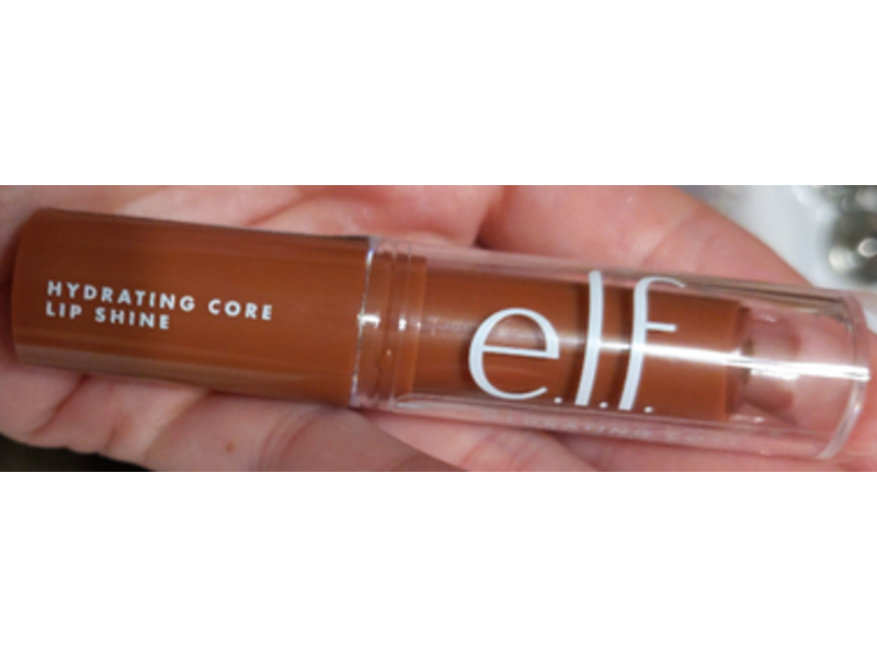 e.l.f. Hydrating Core Lip Shine, Happy, 0.09 oz/2.8 g