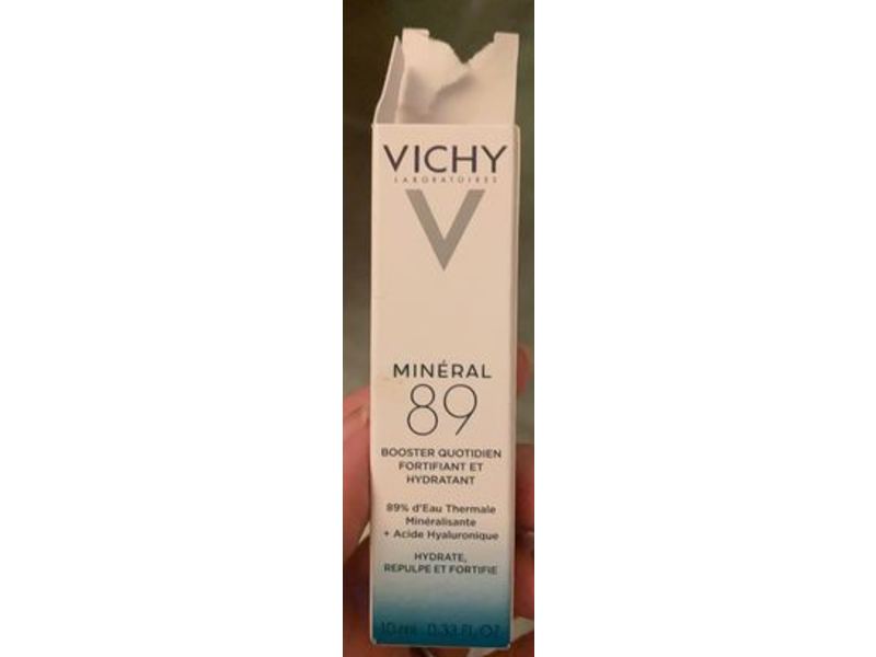 Vichy Mineral 89 Hydrating Hyaluronic Acid Serum, 0.33 fl oz/10 mL