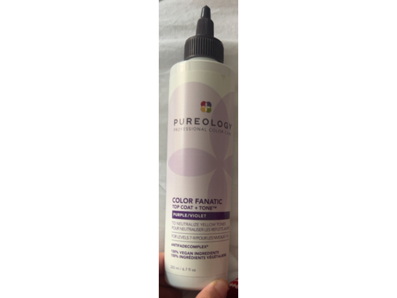 Pureology Color Fanatic Top Coat + Tone, Purple, 6.7 fl oz/200 mL
