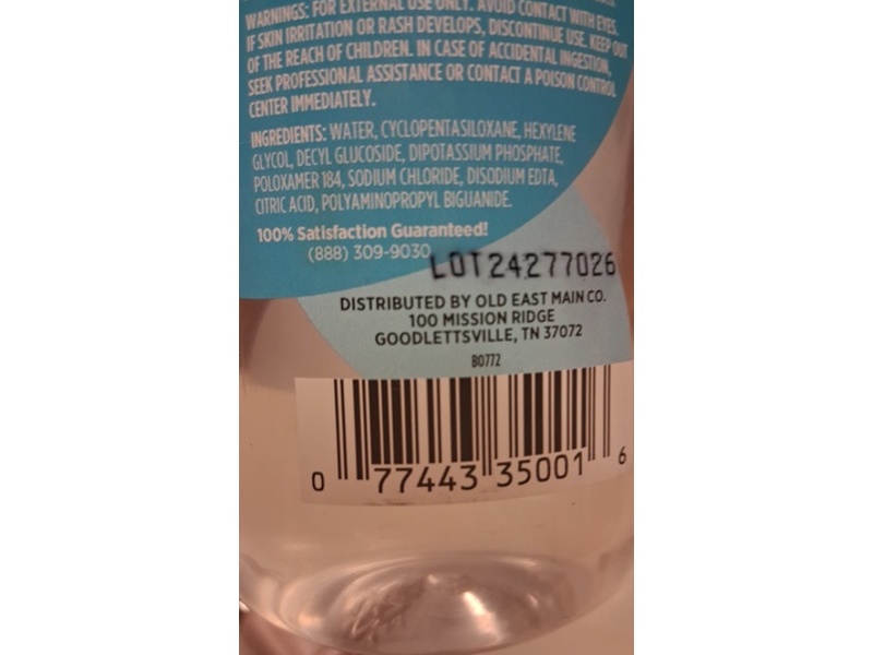 Studio Selection All-In-One Waterproof Micellar Cleansing Water, 13.5 fl oz/399 mL