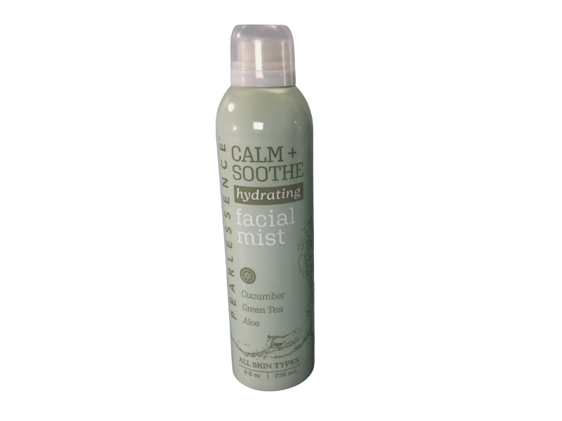 PearlEssence Calm + Soothe Hydrating Facial Mist, Cucumber + Green Tea + Aloe, 8 fl oz/236 mL