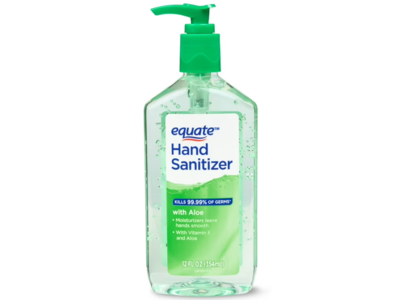 Equate Advanced Hand Sanitizer, Aloe, 12 fl oz/354 mL