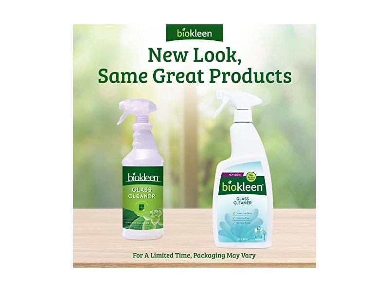 Biokleen Glass Cleaner - 64 Ounce - Natural Spray Concentrate 2 PACK