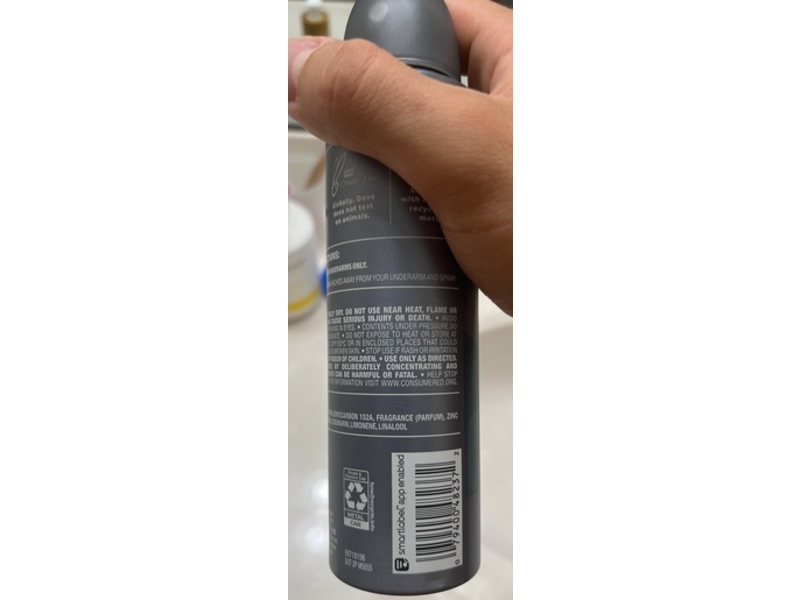 Dove, Men+Care Deodorant Spray, Eucalyptus & Birch, 4 fl oz/113 g