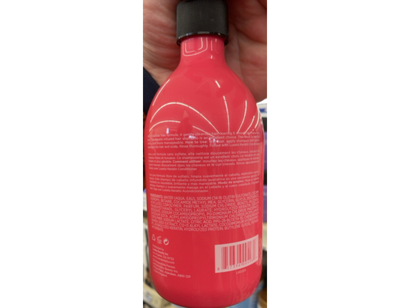 Luseta Keratin Shampoo, 16.9 fl oz/500 mL