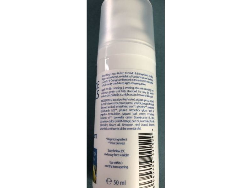 Handmade Naturals Super Hydrating Face Cream, Dry Skin, 50 mL