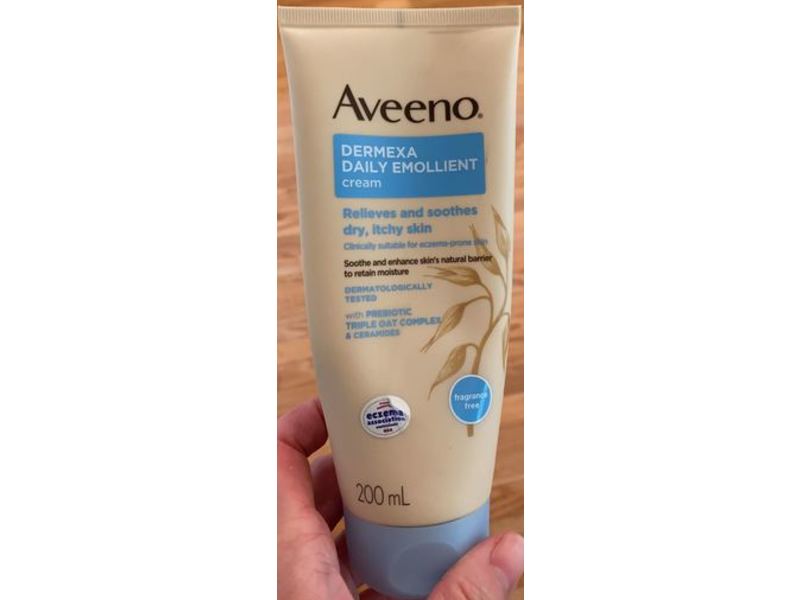 Aveeno Dermexa Daily Emollient Cream, Fragrance Free, 200 mL