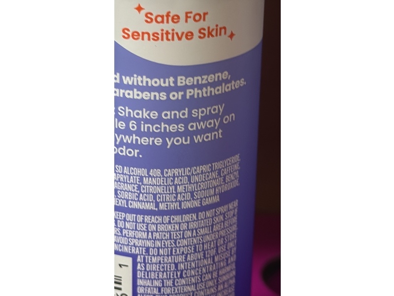 Lume Whole Body Deodorant Soft Powder Invisible Spray, 1.0 oz