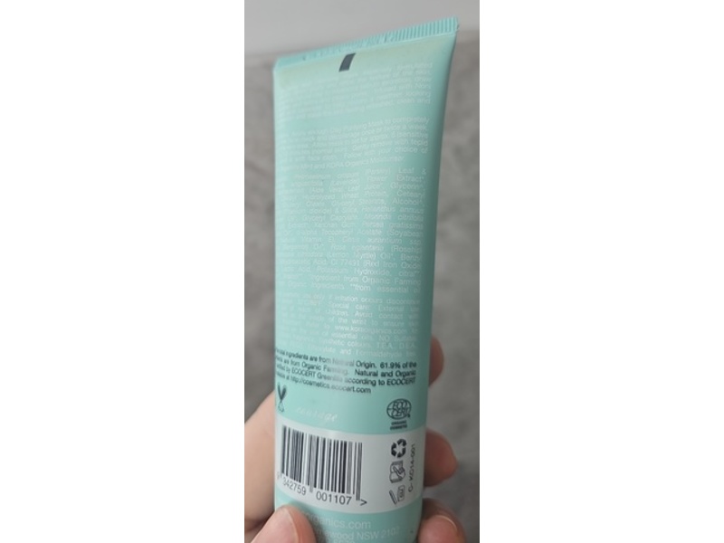 Kora Organics By Miranda Kerr Clay Purifying Mask, 2.53 fl oz/75 mL