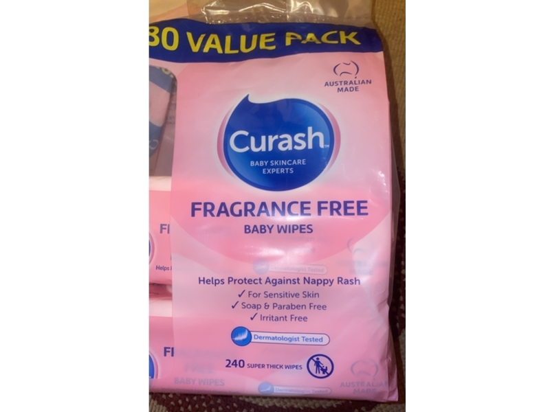 Curash Super Thick Baby Wipes, 240 Count, Pack Of 3