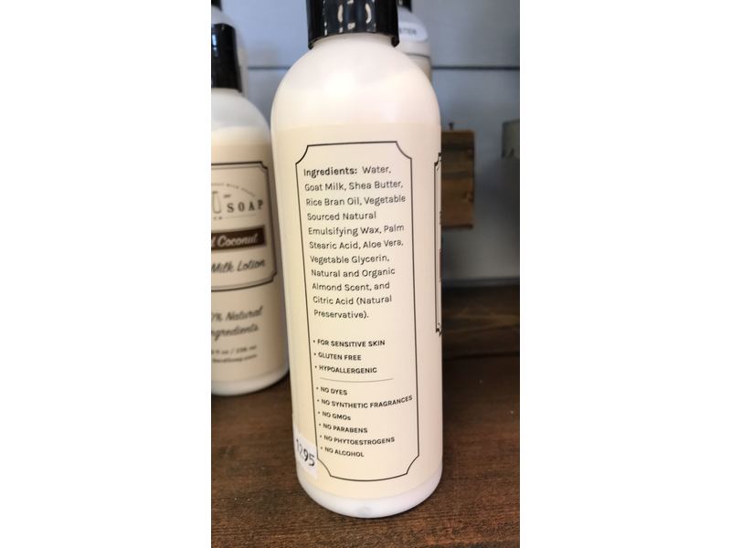 Bend Soap Co Goat Milk Lotion, Almond Delight, 8 fl oz/236 mL