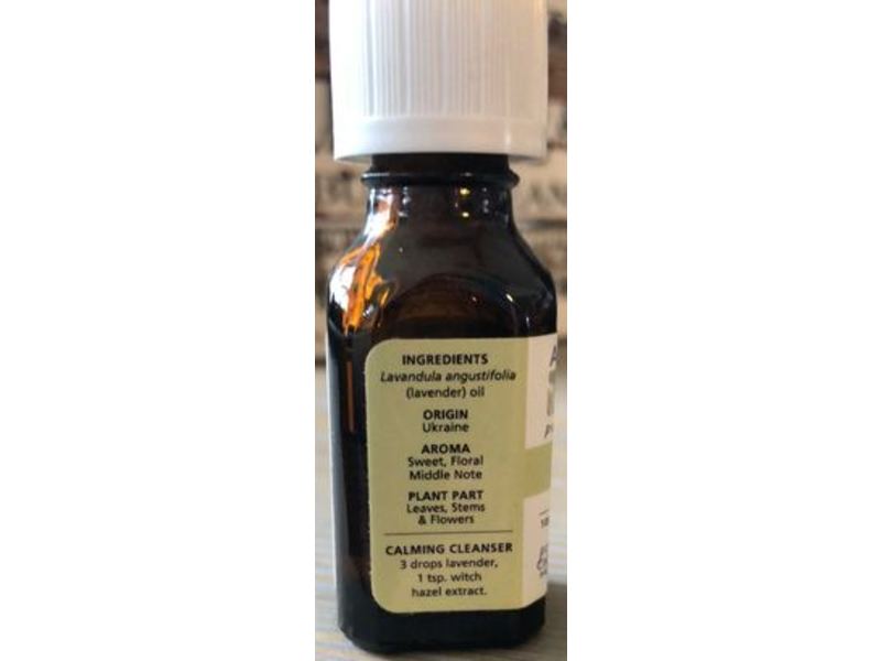 Aura Cacia Pure Essential Oil, Lavender, 0.5 fl oz/15 mL