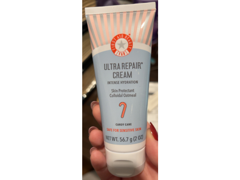 First Aid Beauty Ultra Repair Cream, Candy Cane, 2 oz