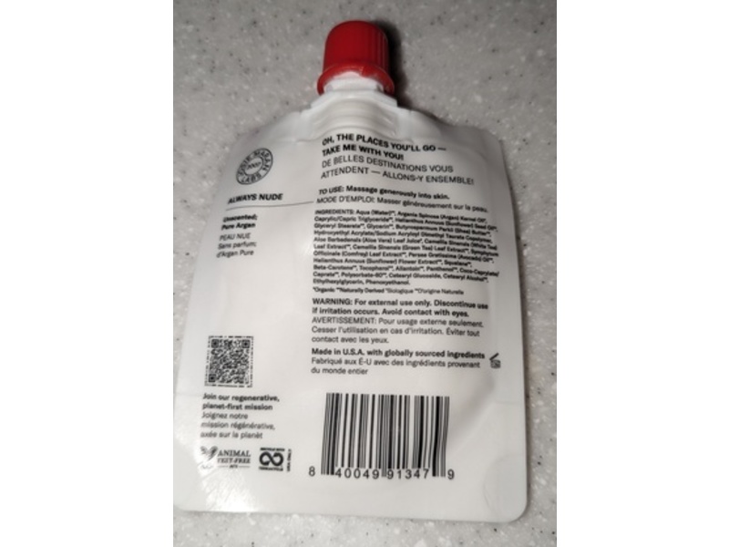 Josie Maran Whipped Argan Oil Body Butter, 2 fl oz/60 mL