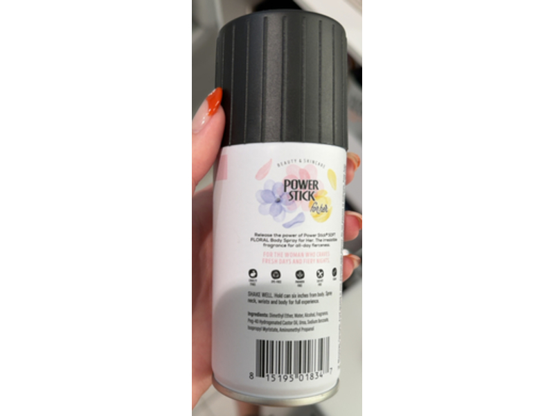 Power Stick Body Spray, Soft Floral, 3.5 oz/99 g