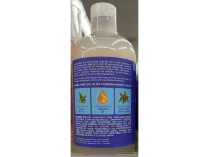 Shea Moisture Scalp Moisture Shampoo, Aloe Butter, 13 fl oz/384 mL