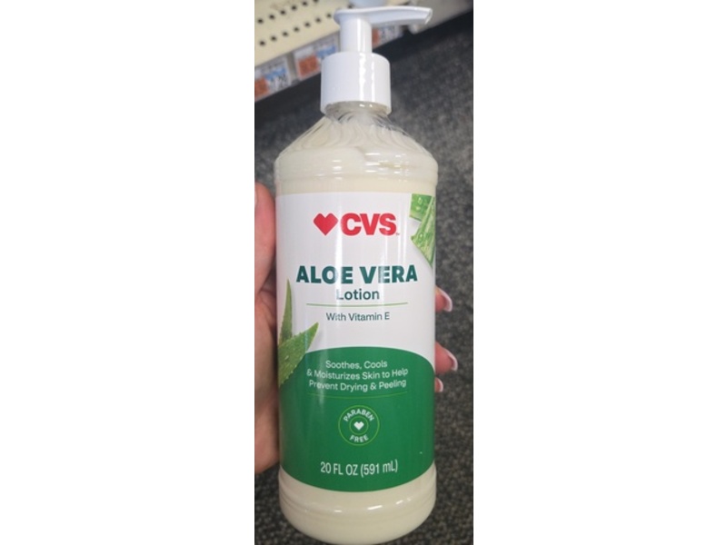 CVS Aloe Vera Lotion, Vitamin E, 20 fl oz/591 mL