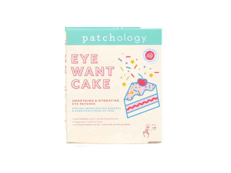 Patchology Eye Want Cake Smoothing & Hydrarting No-Slip Eye Patches, 1 Pair, Pack Of 5