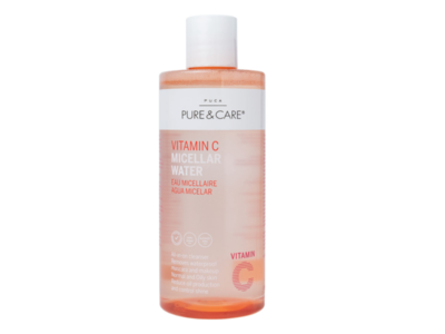 Puca Pure & Care Micellar Water, Vitamin C, 13.53 fl oz/400 mL