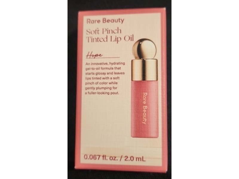 Rare Beauty Soft Pinch Tinted Lip Oil, Hope, 0.067 fl oz/20 mL