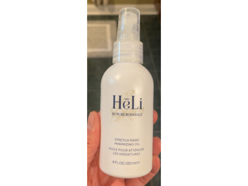 Pure Romance Heli Strech Mark Minimizing Oil, 4 fl oz/120 mL