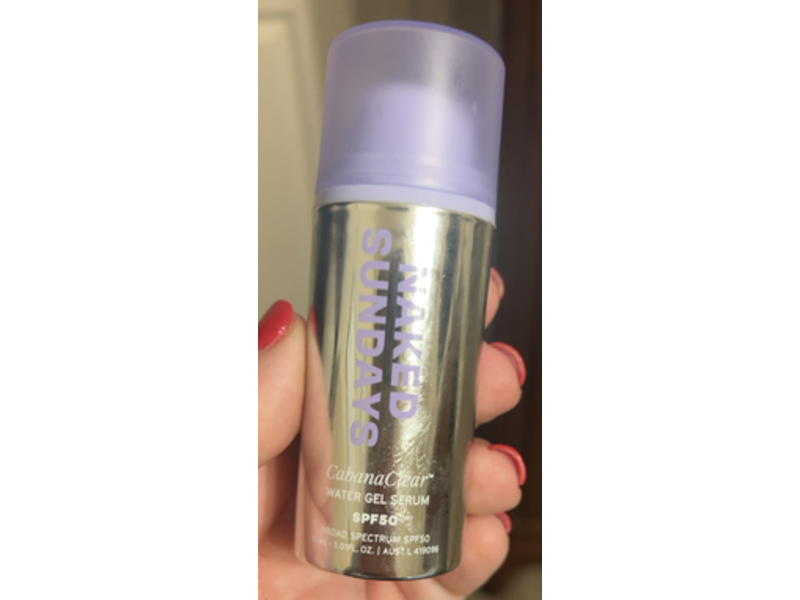 Naked Sundays Cabana Clear Water Gel Serum, SPF 50, 1.01 fl oz