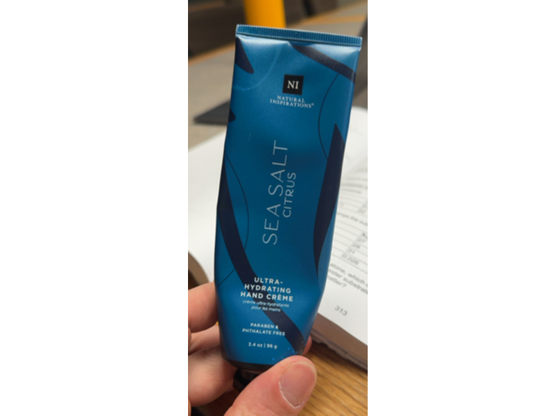 Natural Inspirations Ultra-Hydrating Hand Creme, Sea Salt Citrus, 3.4 oz/96 g