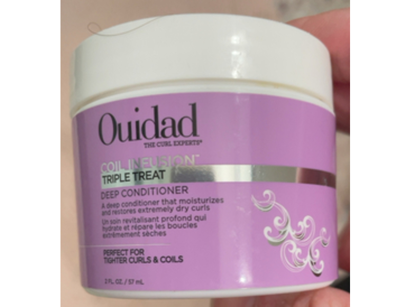 Ouidad The Curl Experts Coil Infusion Deep Conditioner, Triple Treat, 2 fl oz/57 mL