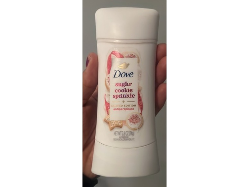 Dove Antiperspirant, Sugar Cookie Sprinkle, 2.6 oz/74 g