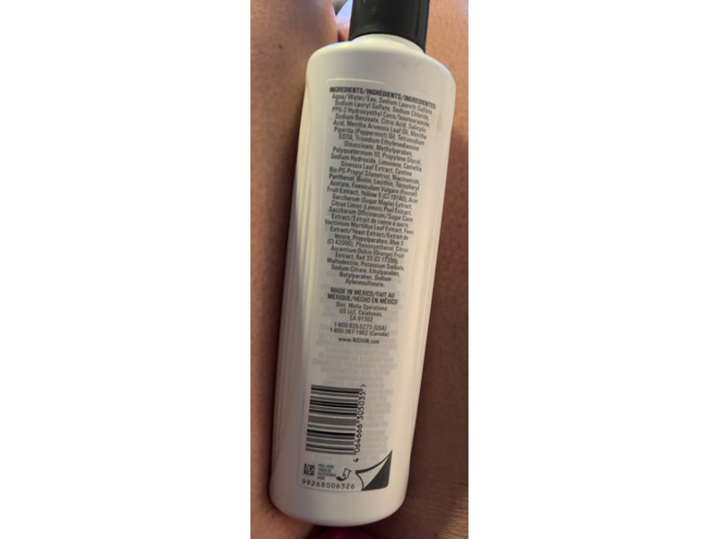Nioxin 4 Cleanser Shampoo, 10.1 fl oz/300 mL