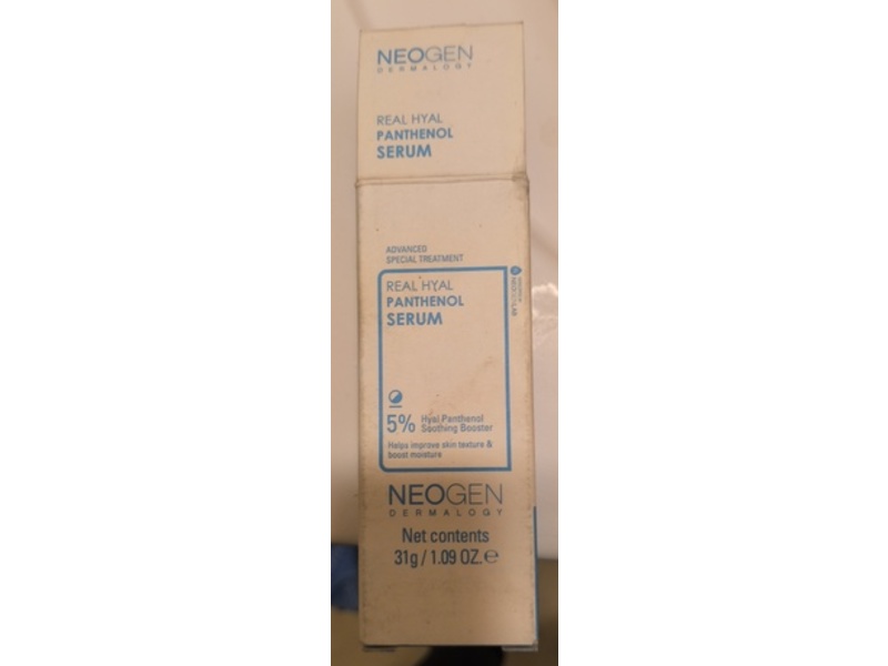 Neogen Dermalogy Real Hyal Panthenol Serum, 1.09 oz/31 g
